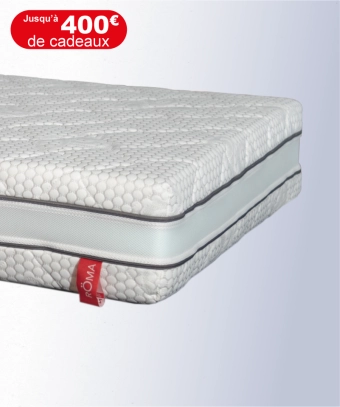 Matelas Röma – Soutien équilibré & mousse TexFeel ventilée