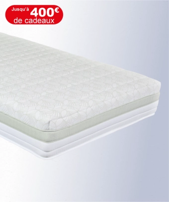 Matelas Cascade – Cœur en latex, soutien équilibré