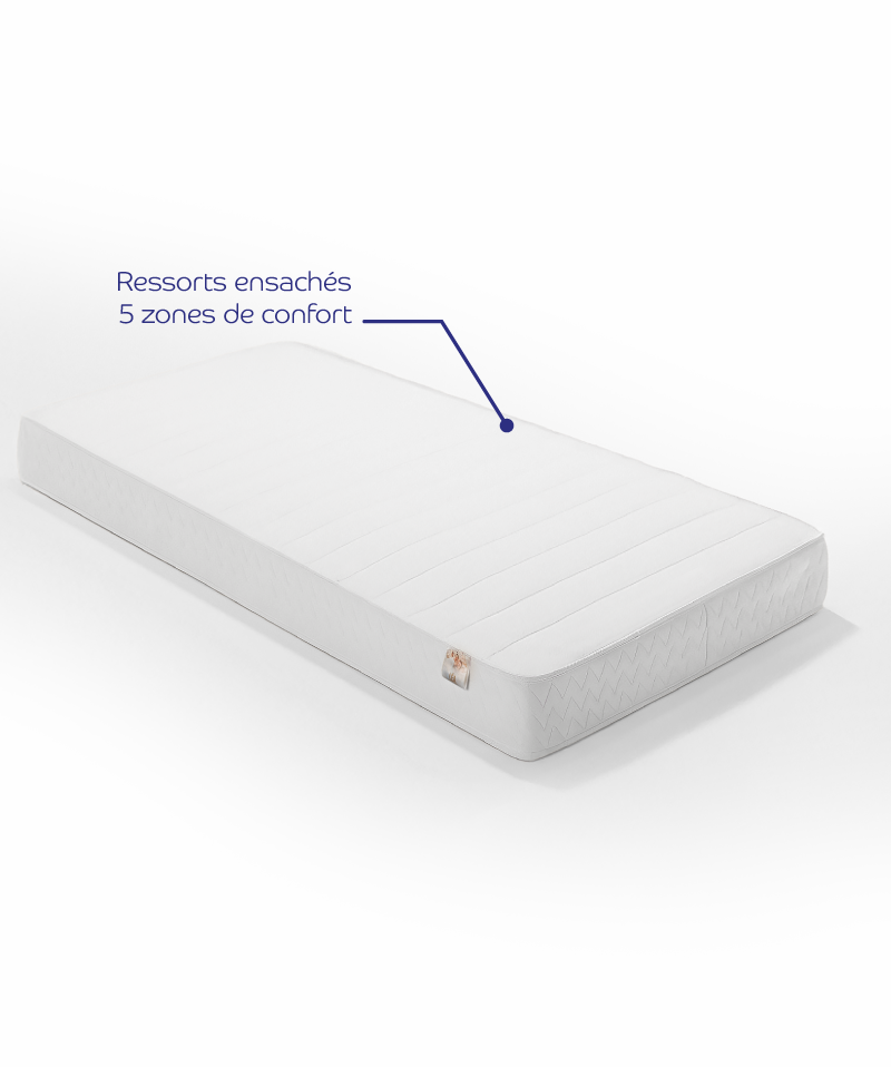 Matelas Léa – Ressorts ensachés & prix accessible