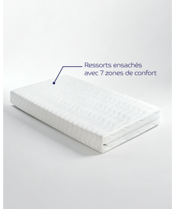 Matelas Calypso – Ressorts ensachés confort ferme équilibré