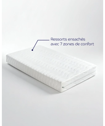 Matelas Calypso – Ressorts ensachés confort ferme équilibré