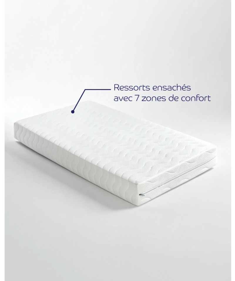 Matelas Calypso – Ressorts ensachés confort ferme équilibré