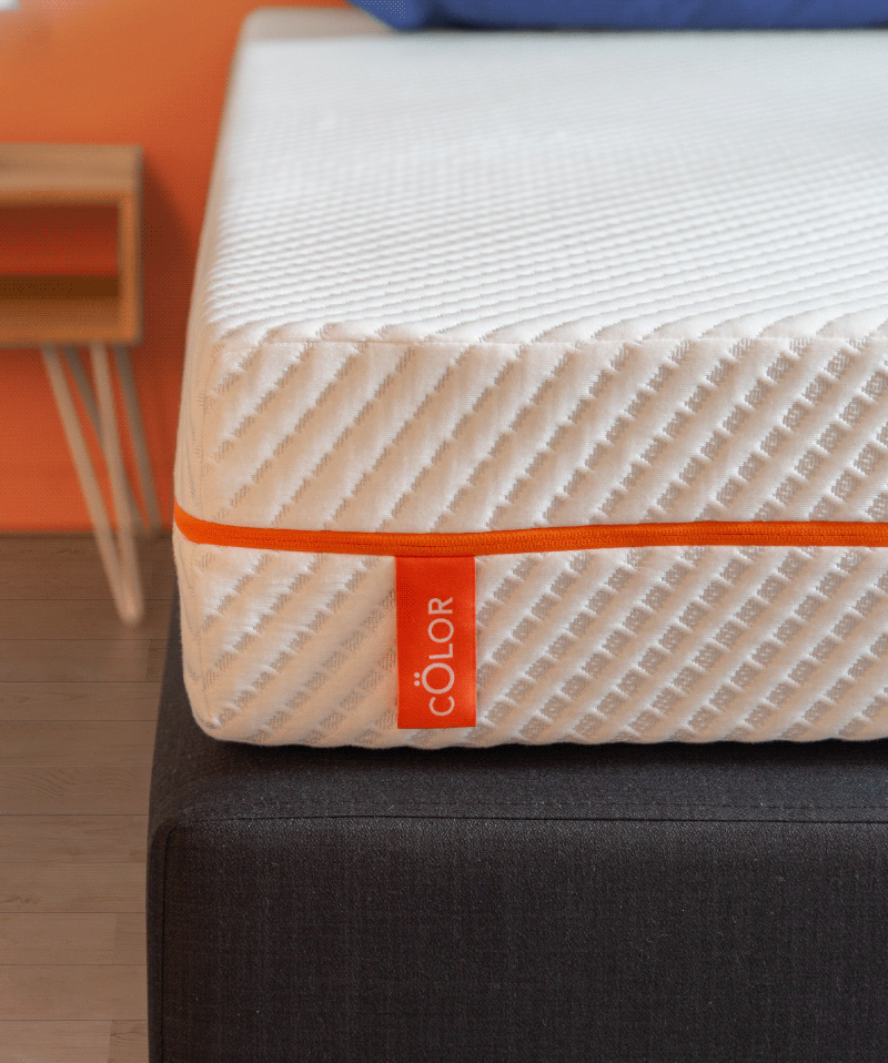 Matelas Cölor – Mousse double confort et soutien 5 zones ergonomiques