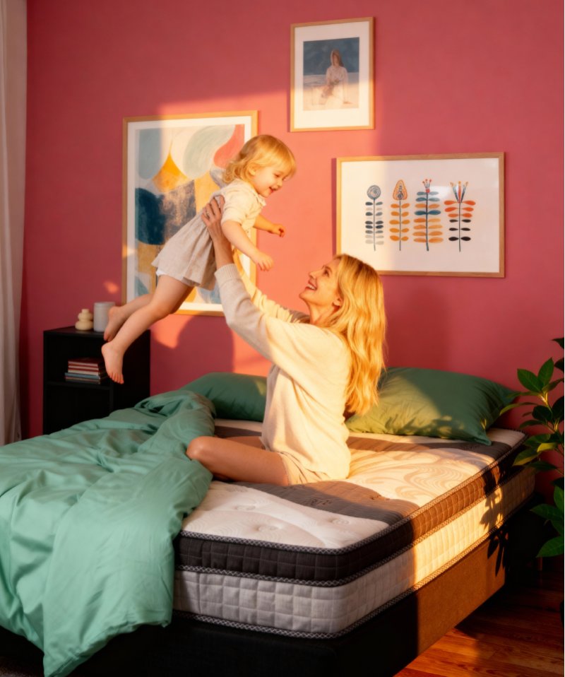 Matelas Nëbula – Mousse haute résilience & confort équilibré