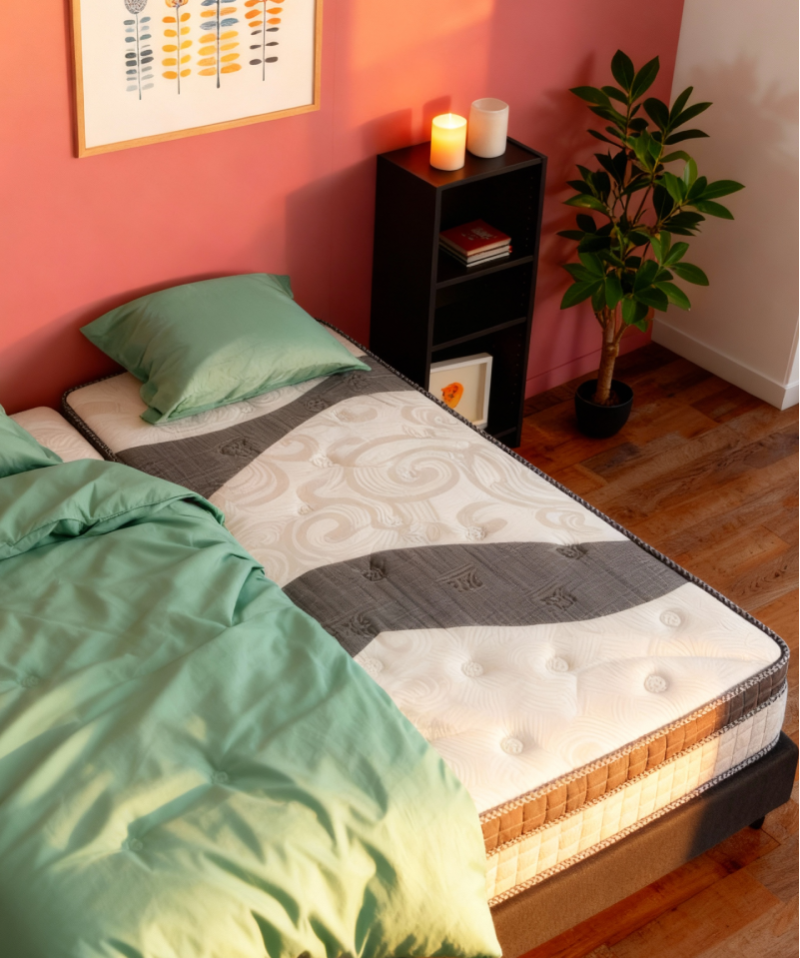 Matelas Nëbula – Mousse haute résilience & confort équilibré