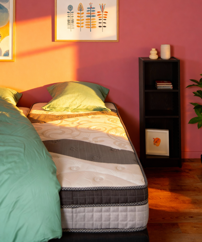 Matelas Nëbula – Mousse haute résilience & confort équilibré