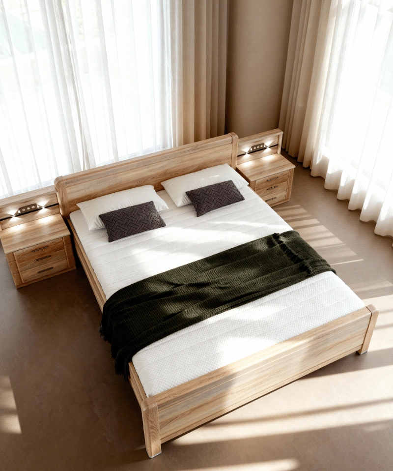 Matelas Bergamo – Latex naturel, soutien ferme 7 zones