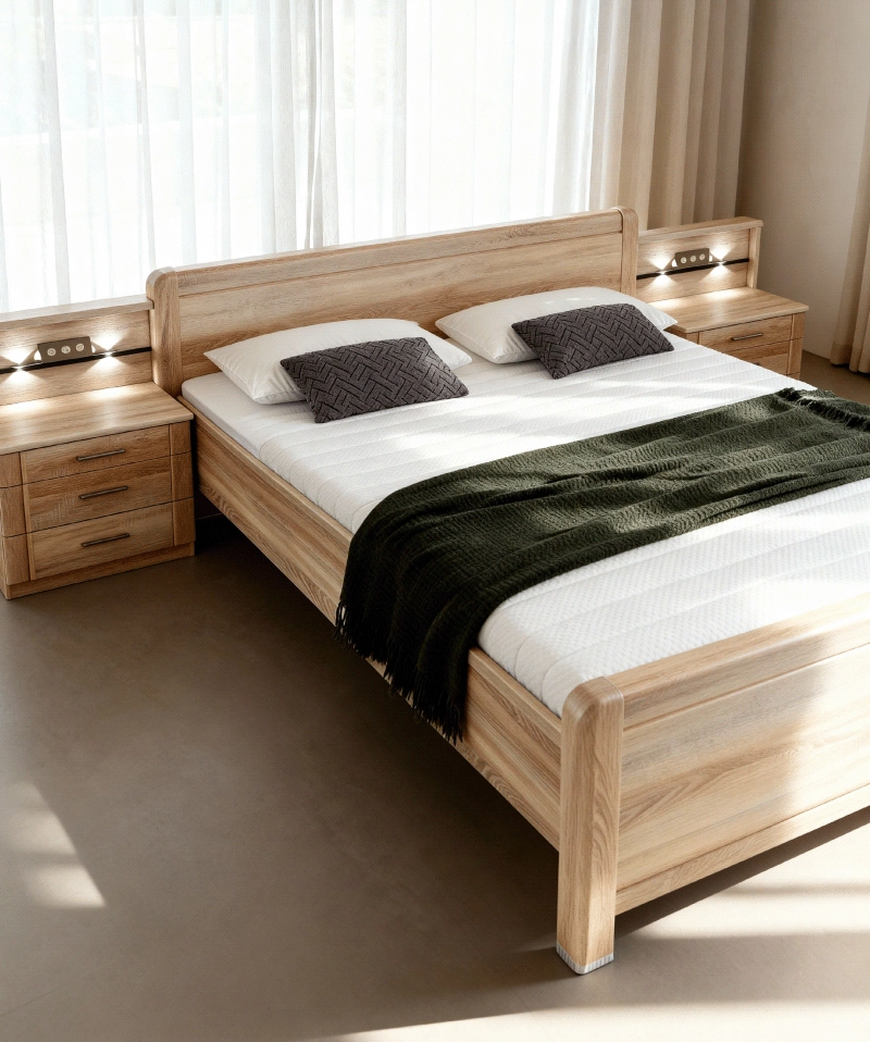 Matelas Bergamo – Latex naturel, soutien ferme 7 zones