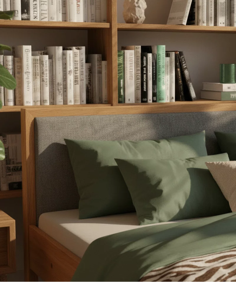 Lit Ankara – Chêne massif et lignes épurées