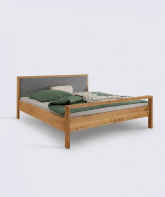 Lit Ankara – Chêne massif et lignes épurées