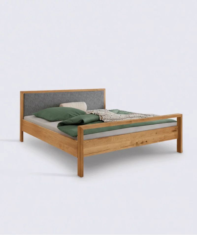 Lit Ankara – Chêne massif et lignes épurées