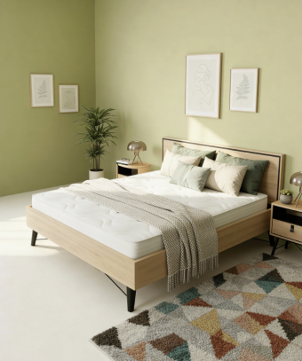 Matelas Ona – Mousse mémoire et Ressorts ensachés