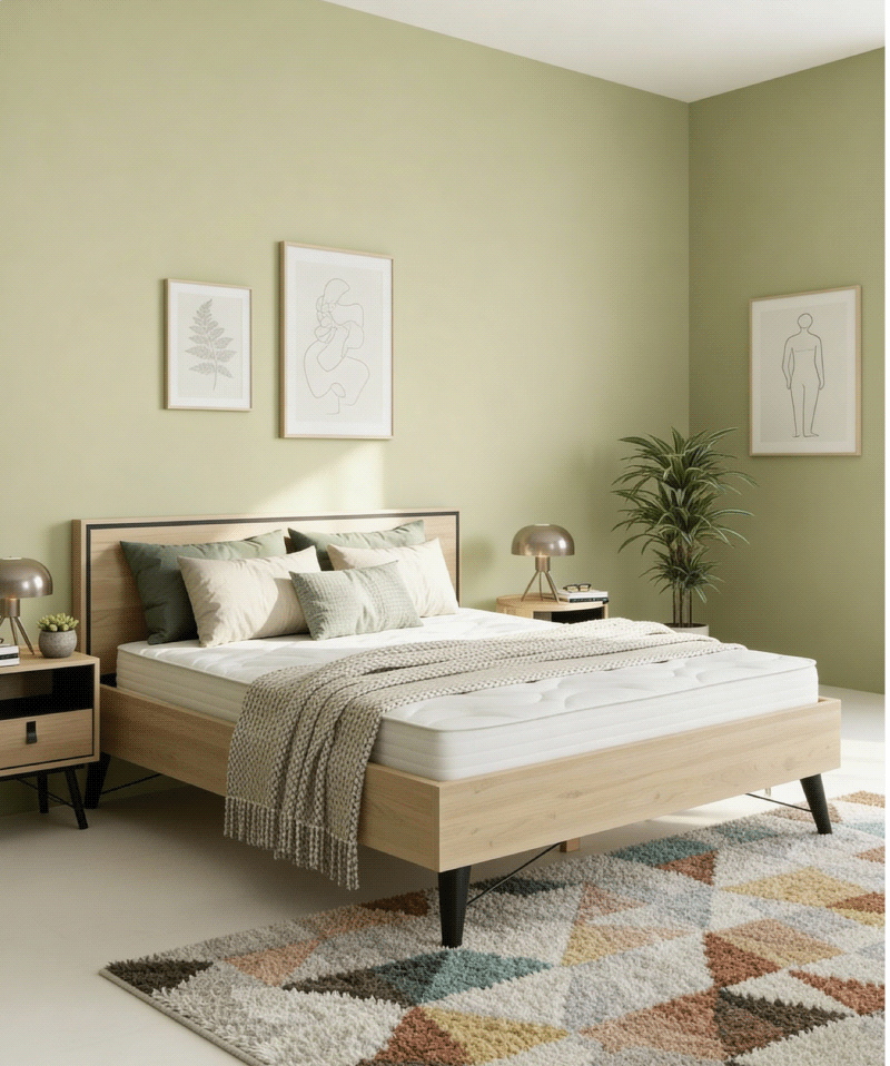 Matelas Ona – Mousse mémoire et Ressorts ensachés