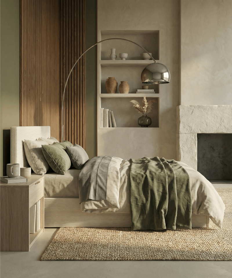 Lit Laddi – Rangement intégré et confort stable