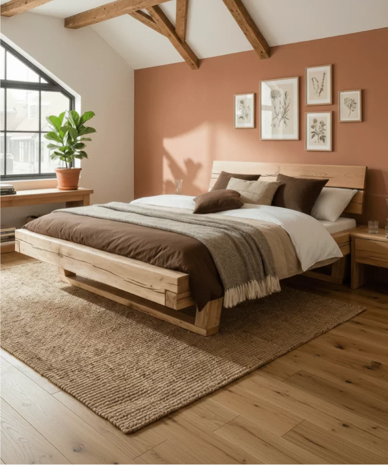 Lit Unika – Chêne massif et design épuré
