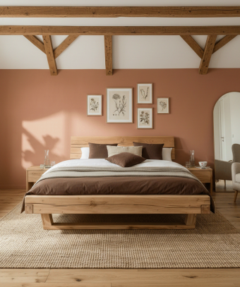 Lit Unika – Chêne massif et design épuré