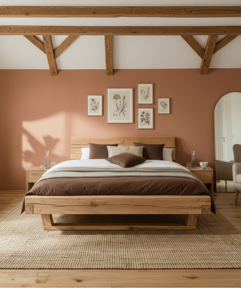 Lit Unika – Chêne massif et design épuré