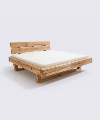 Lit Unika – Chêne massif et design épuré