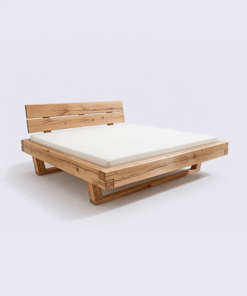 Lit Unika – Chêne massif et design épuré