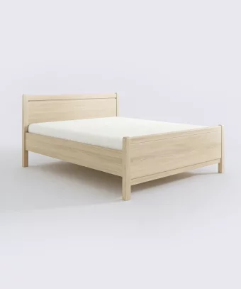 Lit Valencia – Style contemporain en finition bois