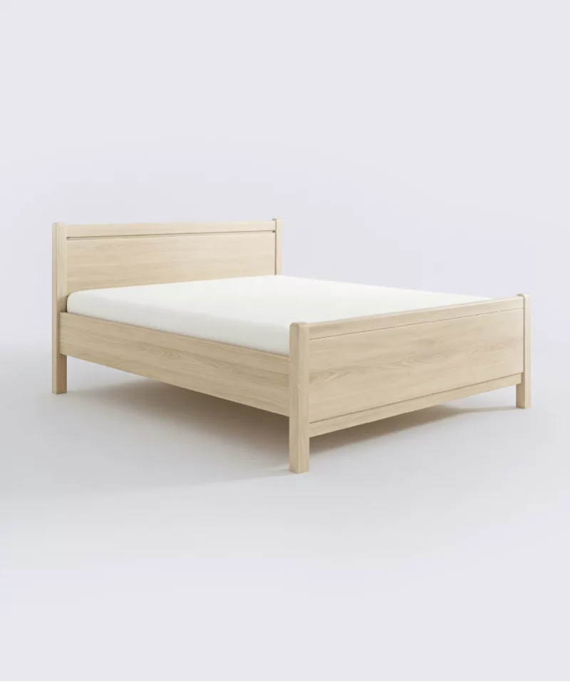 Lit Valencia – Style contemporain en finition bois