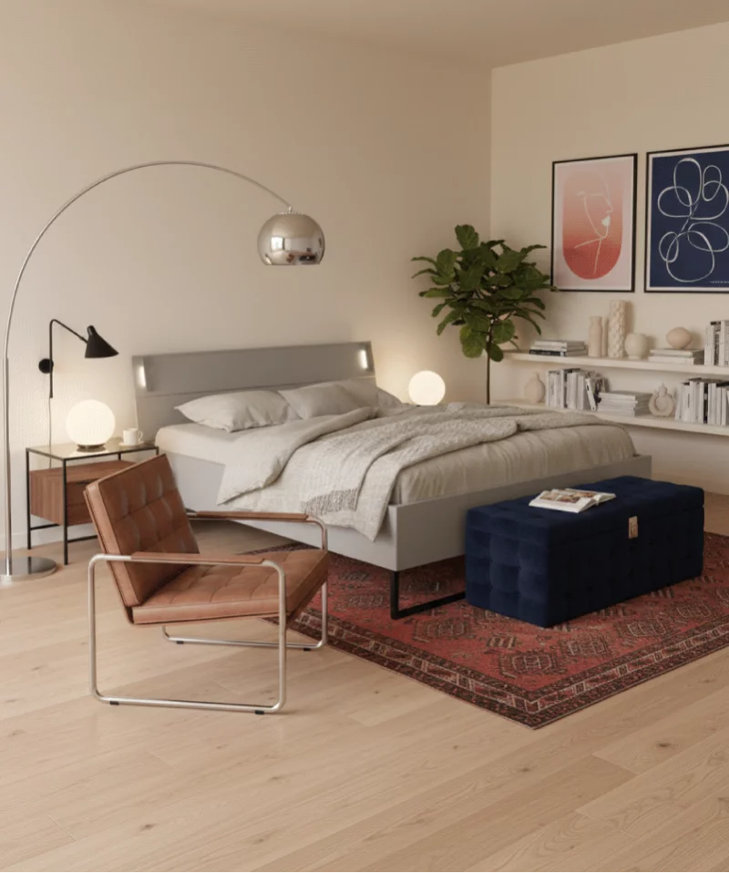 Lit Moön – Style moderne et lumière intégrée