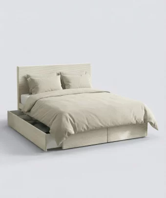 Lit Laddi – Rangement intégré et confort stable