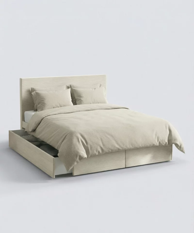 Lit Laddi – Rangement intégré et confort stable