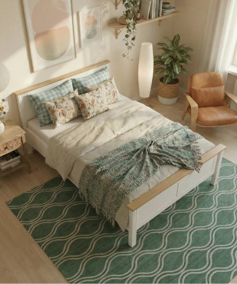 Lit Jasmin – Pin massif et design naturel