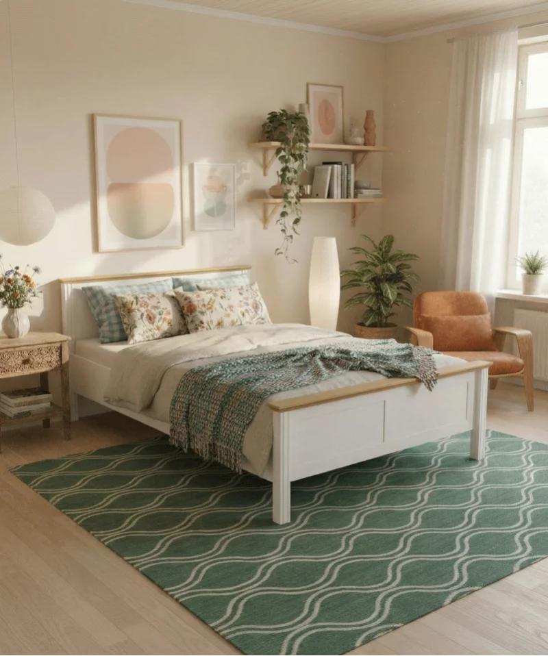 Lit Jasmin – Pin massif et design naturel