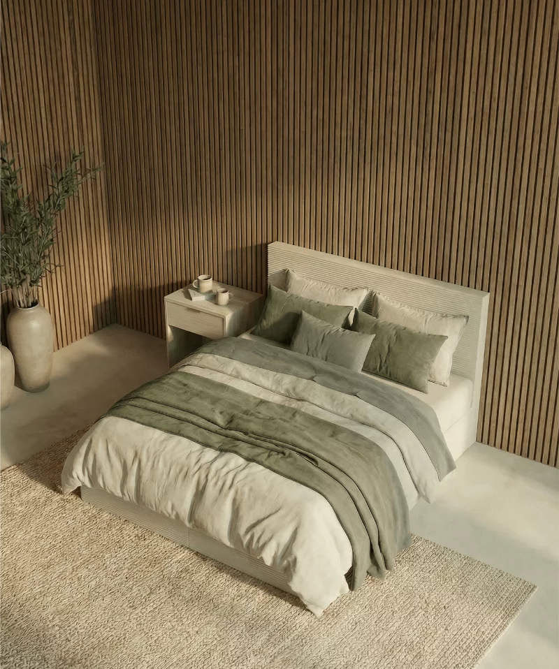 Lit Laddi – Rangement intégré et confort stable