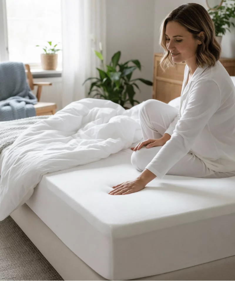 Protège-Matelas Lökan – Confort naturel et hygiène durable
