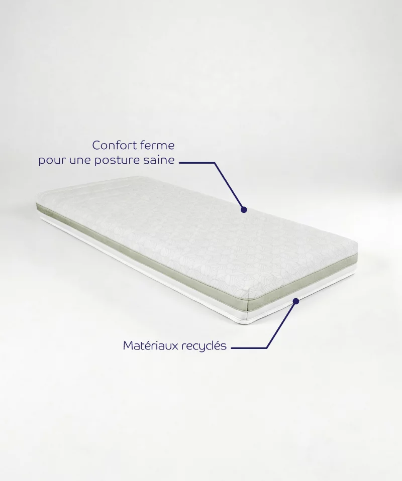 Matelas Citrus – Confort ferme en latex et mousse