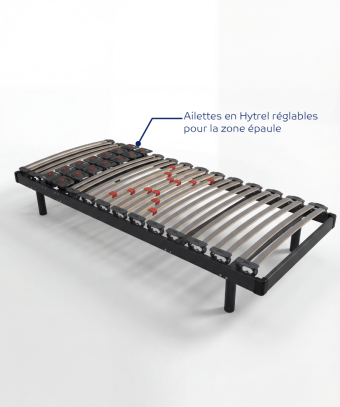 Sommier Active Plat – Confort ergonomique & zones ajustables