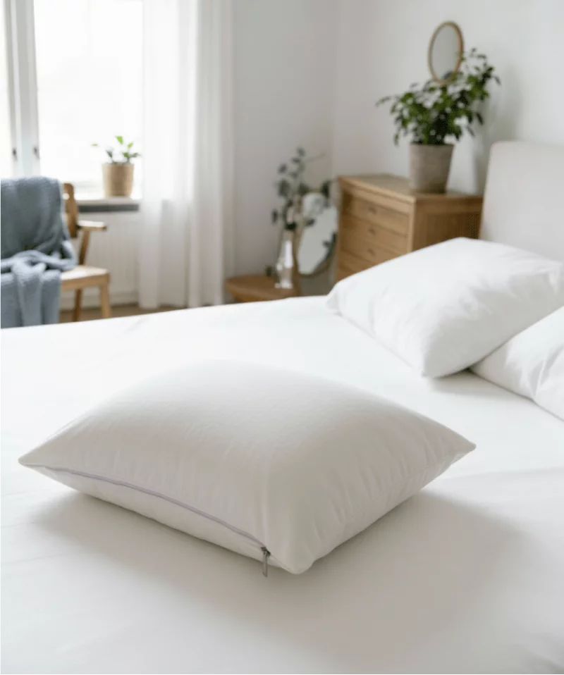 Protège-Oreiller Lökan – Confort naturel, lavable à 60°C