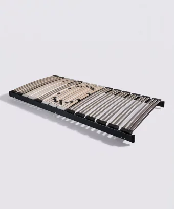 Sommier Sunrise Plat – Lattes souples & zone lombaire réglable