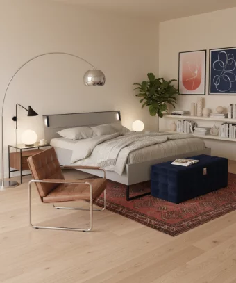 Lit Moön – Style moderne et lumière intégrée