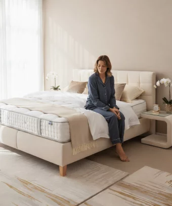 Matelas Mont-Blanc – Confort hôtelier moelleux & maintien ciblé