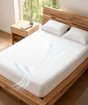 Protège-Matelas Canopy – Bambou naturel, imperméable et respirant