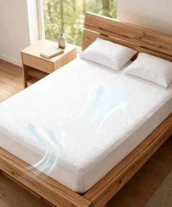 Protège-Matelas Canopy – Bambou naturel, imperméable et respirant