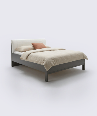 Lit Monaco – Lit design bois et métal