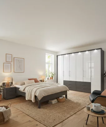Lit Monaco – Lit design bois et métal