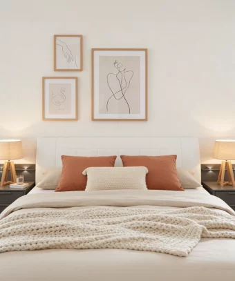 Lit Monaco – Lit design bois et métal