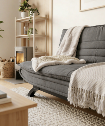 Canapé Clic-Clac Marquis – Couchage moelleux pour les petits espaces