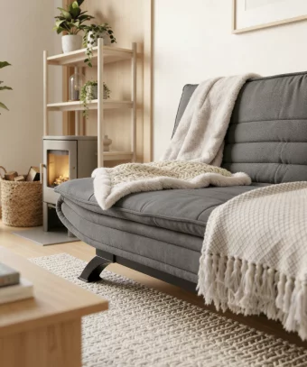 Canapé Clic-Clac Marquis – Couchage moelleux pour les petits espaces