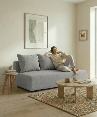 Divan-lit Jöy - Confort et rangement intégrés