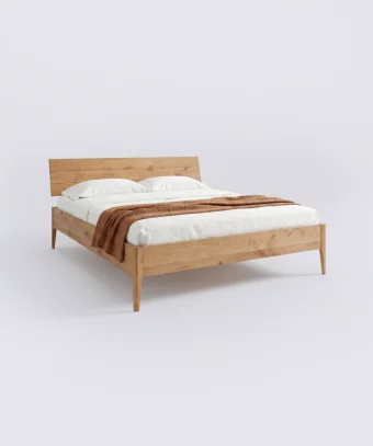 Lit Kaia – Chêne massif et design naturel