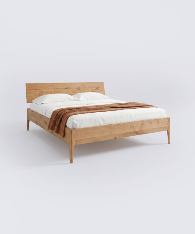 Lit Kaia – Chêne massif et design naturel