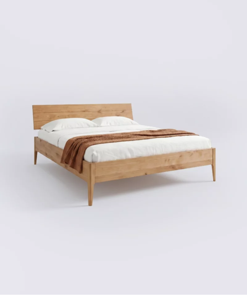 Lit Kaia – Chêne massif et design naturel