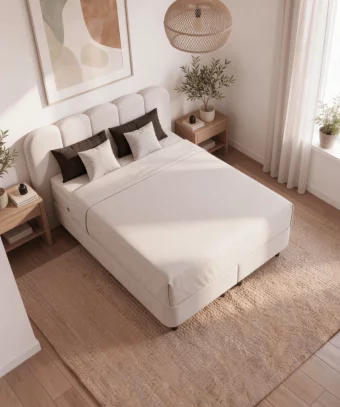 Lit coffre Sönara – Rangement intégré et structure robuste